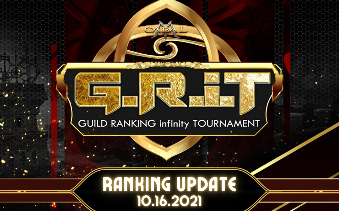 League News: G.R.i.T. Guild Ranking 10.16