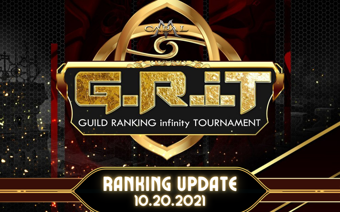 League News: G.R.i.T. Guild Ranking 10.20