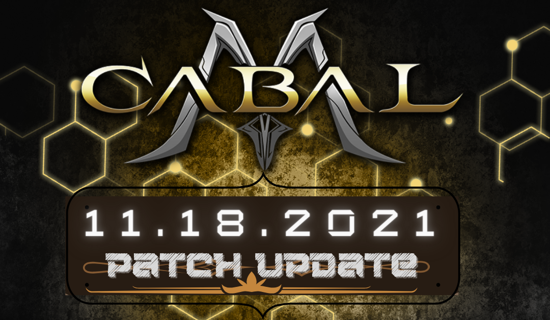 Patch Notes – 11.18.2021