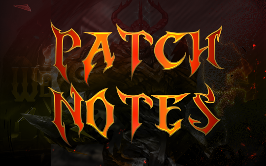 Patch Notes – 08.31.23